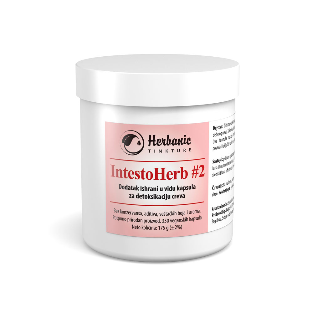 IntestoHerb #2 - veganske kapsule (Creva #2)